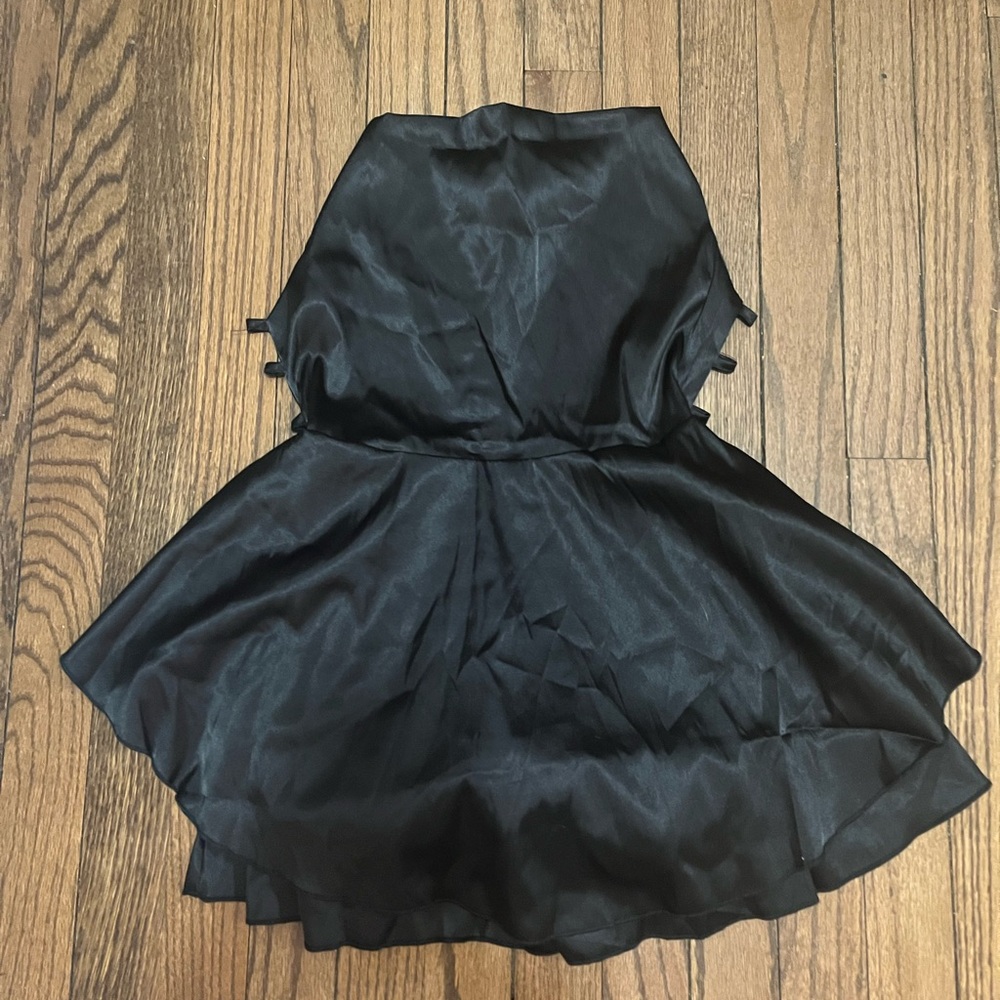Black mini dress